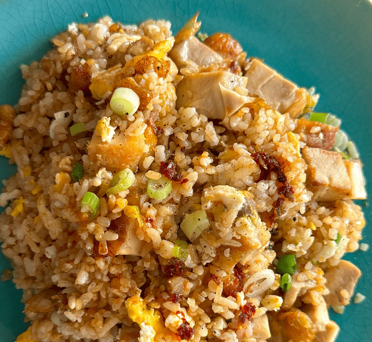 Protein Packed Fried Rice - Photos and recipe: Dave Sands Firecracker Farm Recipe Image