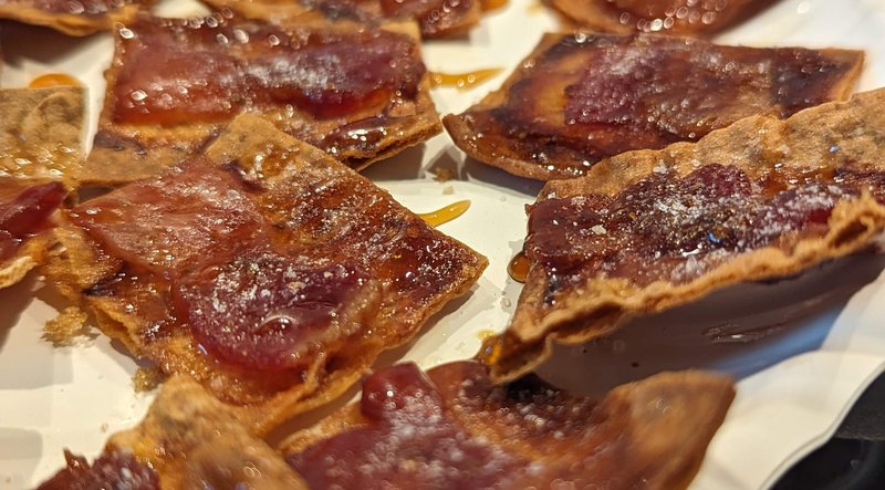 Spicy Candied Bacon Bites Firecracker Farm